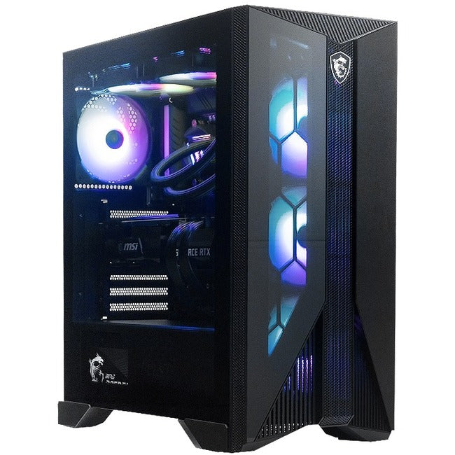Msi Aegis Rs 12Te 295Us - Tower - Core I7 12700Kf / 3.6 Ghz - Ram 16 Gb - Ssd 1 Tb - Nvme, Hdd 2 Tb - Gf Rtx 3080 - Gige, 2.5 Gige, 802.11Ax (Wi-Fi 6E) - Wlan: Bluetooth, 802.11A/B/G/N/Ac/Ax (Wi-Fi 6E) - Win 11 Home - Monitor: None