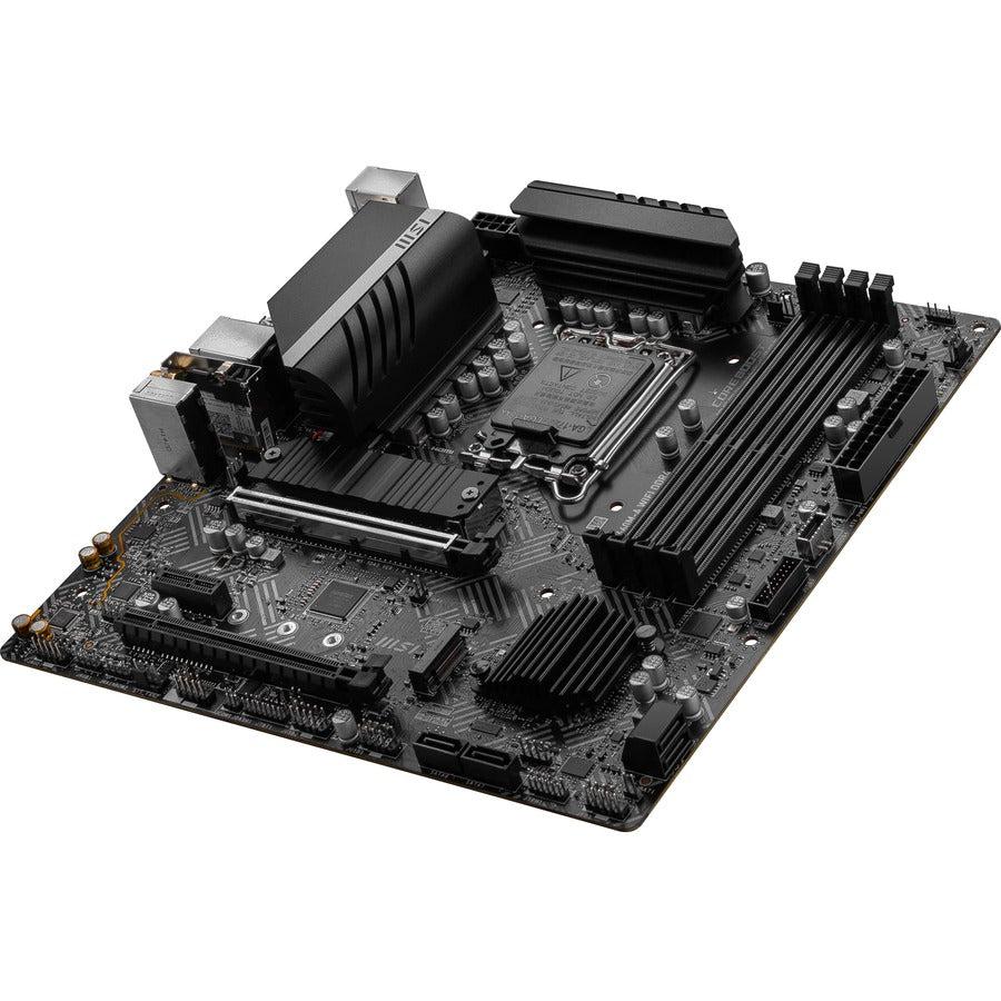 Msi B660M-A Wifi Ddr4 Desktop Motherboard - Intel B660 Chipset - Socket Lga-1700 - Intel Optane Memory Ready - Micro Atx