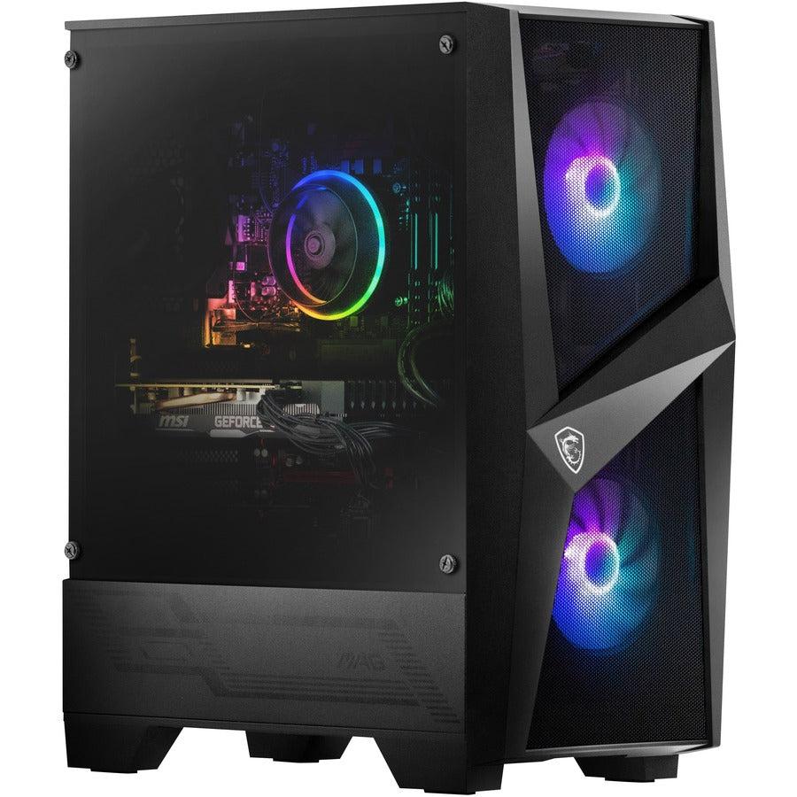 Msi Codex R 11Tg-031Us Gaming Desktop Computer - Intel Core I5 11Th Gen I5-11400F Hexa-Core (6 Core) 2.60 Ghz - 16 Gb Ram Ddr4 Sdram - 1 Tb Hdd - 512 Gb M.2 Pci Express Nvme Ssd - Black