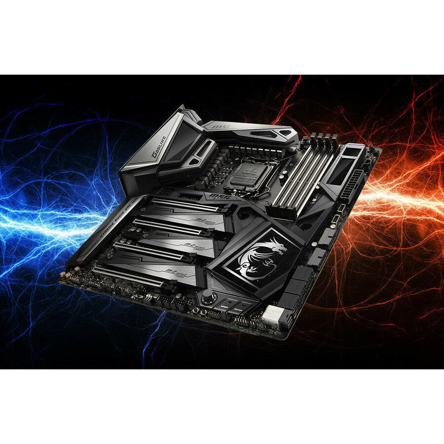 Msi Meg Z390 Godlike Lga 1151 (300 Series) Intel Z390 Sata 6Gb/S Usb 3.1 Extended Atx Intel Motherboard
