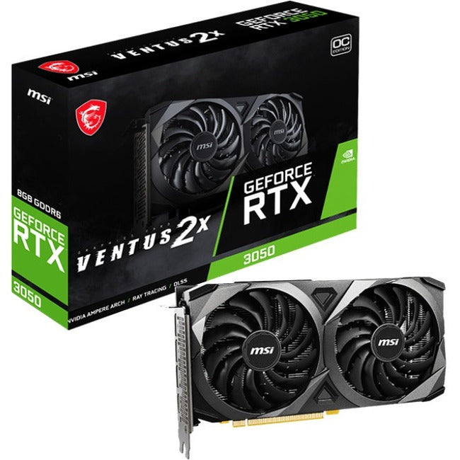 Msi Nvidia Geforce Rtx 3050 Graphic Card - 8 Gb Gddr6 G3050V2X8C
