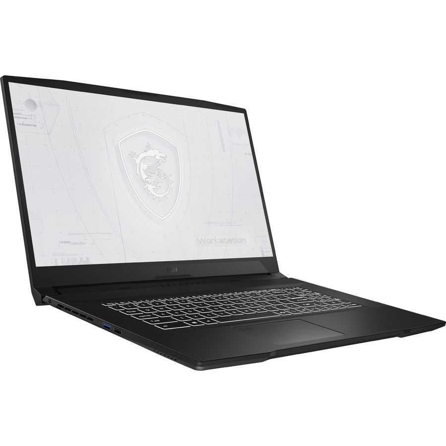 Msi Wf76 11Ui-400 17.3 Inch Intel Core I7-11800H 2.4-4.6Ghz/ 16Gb (8G*2) Ddr4/ 512Gb Nvme Ssd/ Quadro T1200/ Usb3.2/ Windows 10 Pro Laptop (Black)