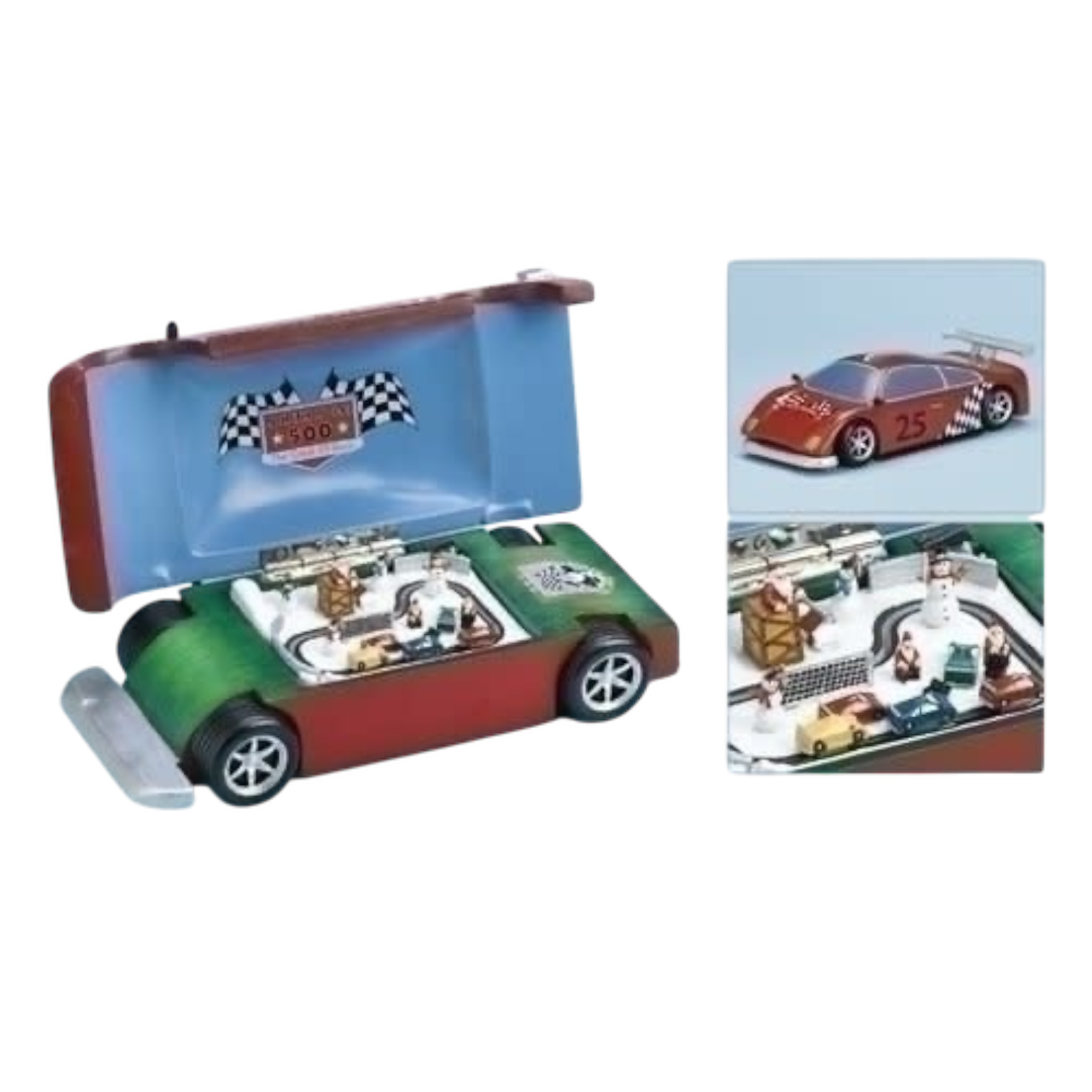 Musical Race Car With Track - 10"