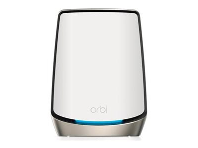 NETGEAR Orbi RBS860 - Wi-Fi system - (extender) - up to 2,700 sq.ft - mesh 1GbE - Wi-Fi 6 - Tri-Band RBS860-100NAS