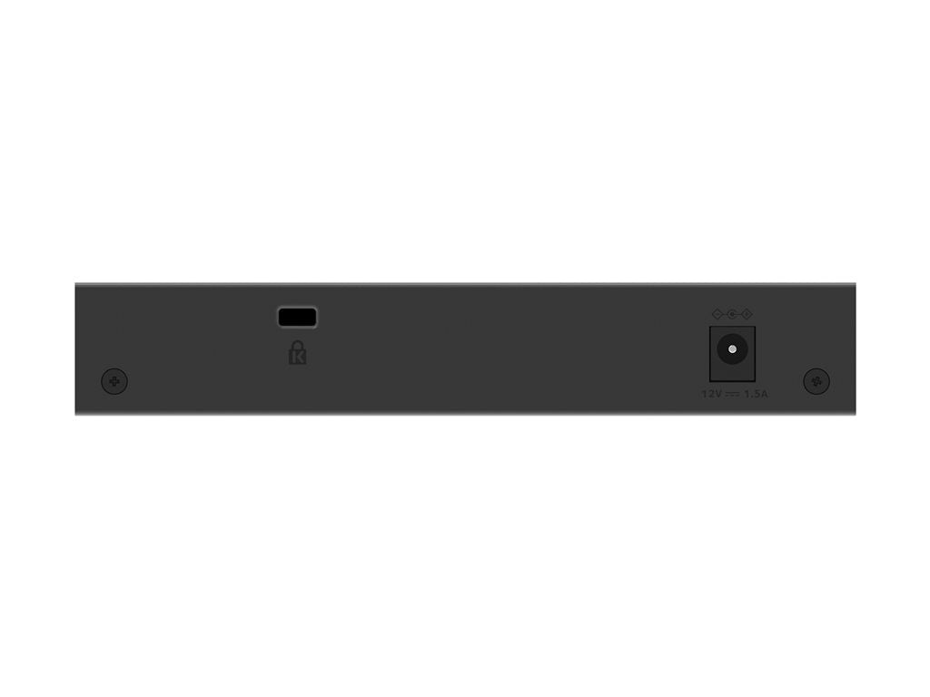 NETGEAR Plus GS108E - Switch - L3 - managed - 8 x 10/100/1000 - desktop, wall-mountable GS108E-400NAS