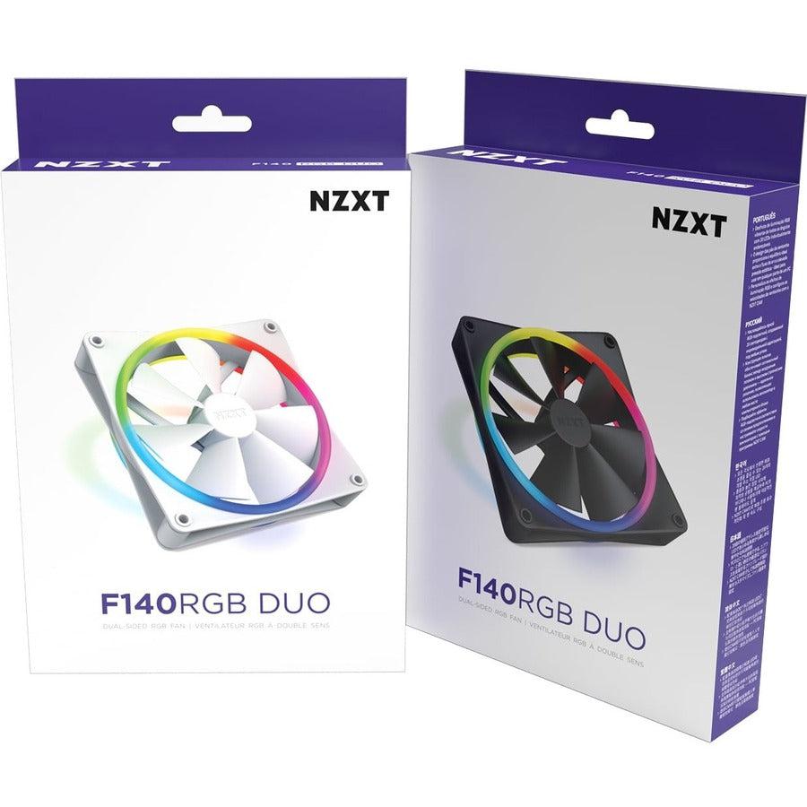 NZXT F140 RGB DUO RF-D14SF-W1 Cooling Fan - 1 Pack
