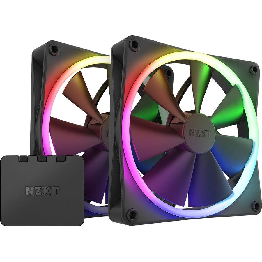 NZXT F140 RGB Twin Pack - 2 Pack RF-R14DF-B1