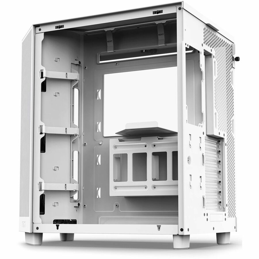 NZXT H6 Flow RGB Compact Dual-Chamber Mid-Tower Airflow Case with RGB Fans