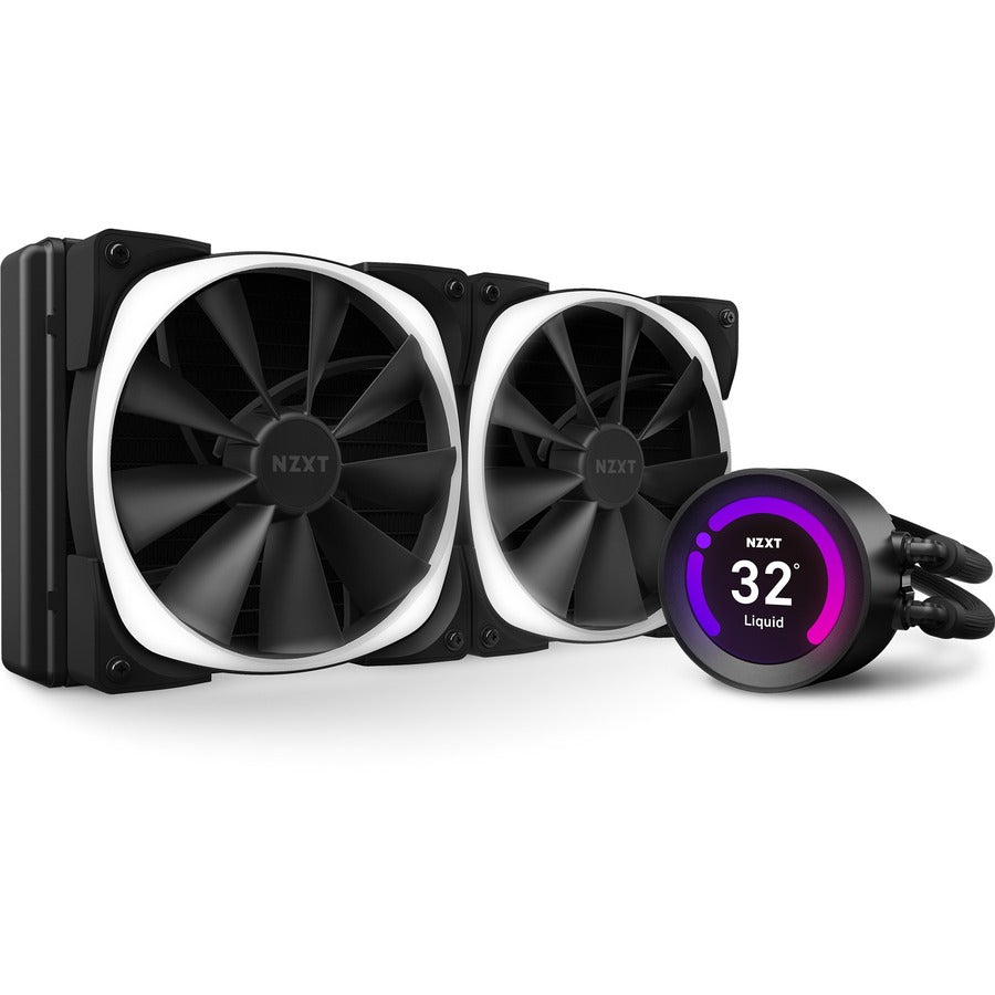 NZXT Kraken Z63 RGB 280mm Liquid Cooler with LCD Display RL-KRZ63-R1