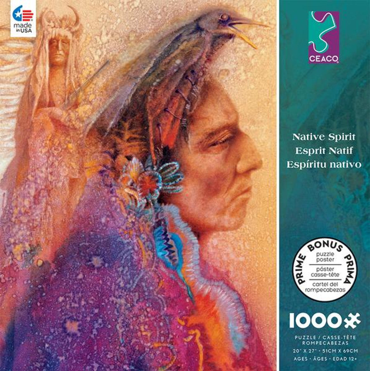 Native Spirit - Soul Crow - 1000 Piece Puzzle