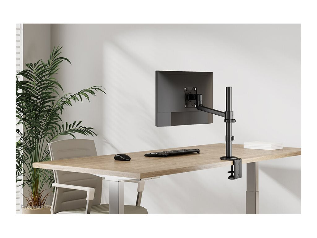 Neomounts DS60-425BL1 - Mounting kit (desk clamp mount, desk grommet, VESA adapter plate, monitor arm) - full-motion