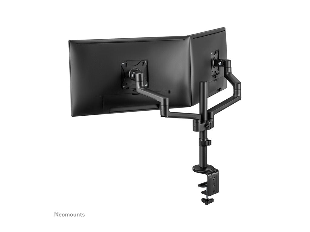 Neomounts DS60-425BL2 - Mounting kit (articulating arm) - full-motion - for 2 monitors - steel - black - screen size:
