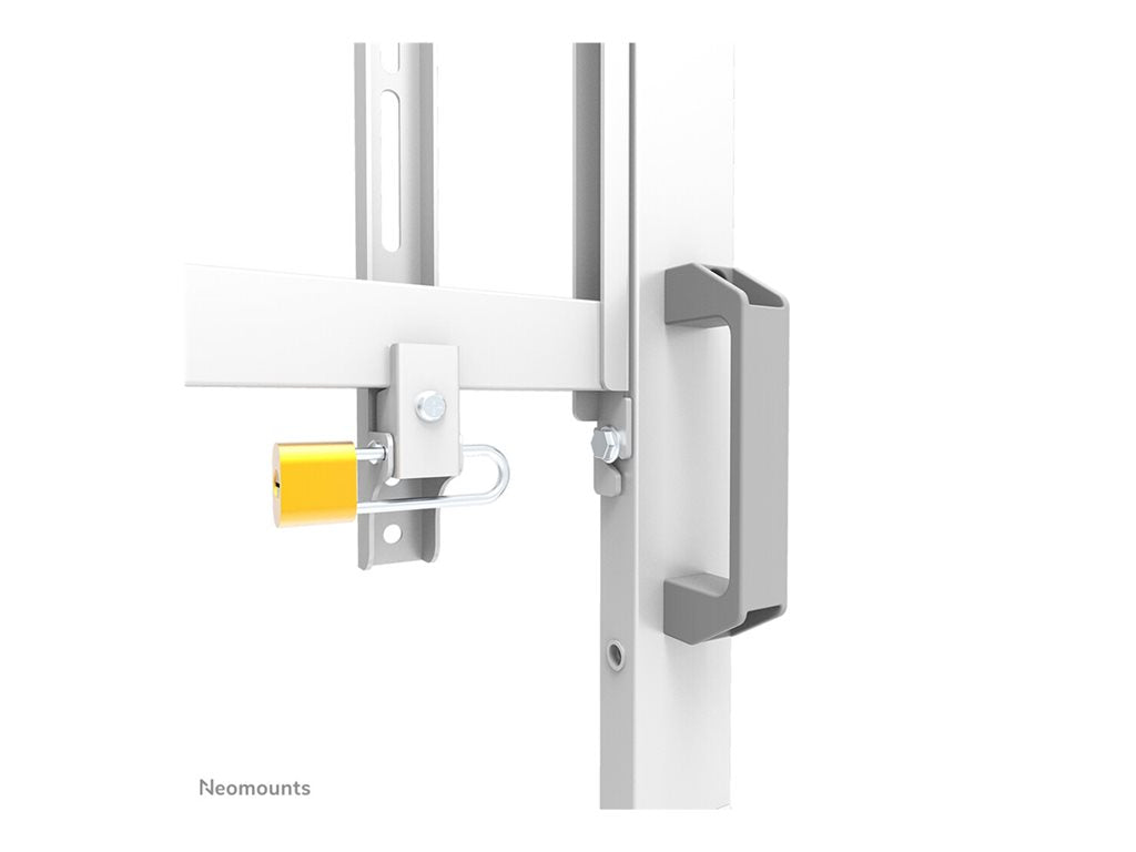Neomounts FL50-575WH1 - Cart - sturdy - for display stand - floor stand - lockable - steel - white - screen size: