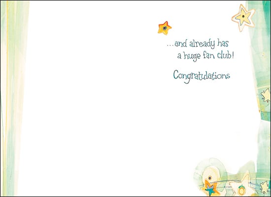 New Baby Card - A Star is Born