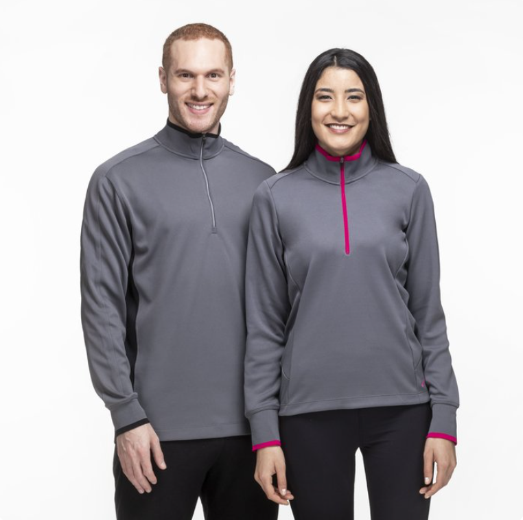 Nike® Golf Ladies Dri-FIT 1/2-Zip Cover-Up – Breathable, Moisture-Wicking Comfort with a Polished, Sporty Look