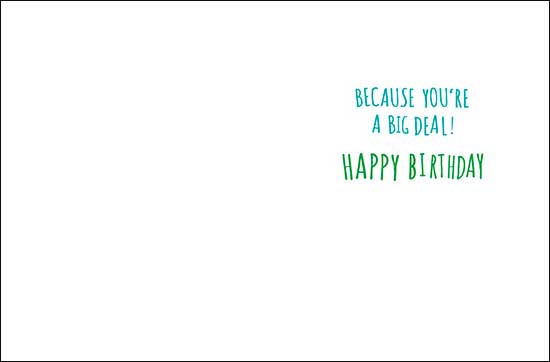 Notion - Big Birthday Wishes Birthday Card