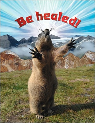 Notion Card - Be Healed Get Well Card