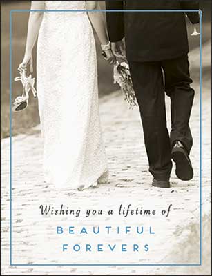 Notion Card - Lifetime of Beautiful Forevers Wedding Card
