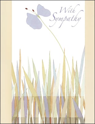 Notion Card - With Sympathy Lily