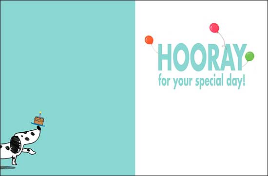 Notion - Horray Birthday Card