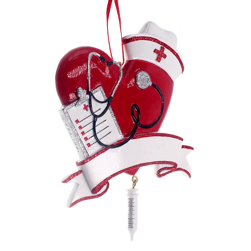 Nurse Heart Ornament
