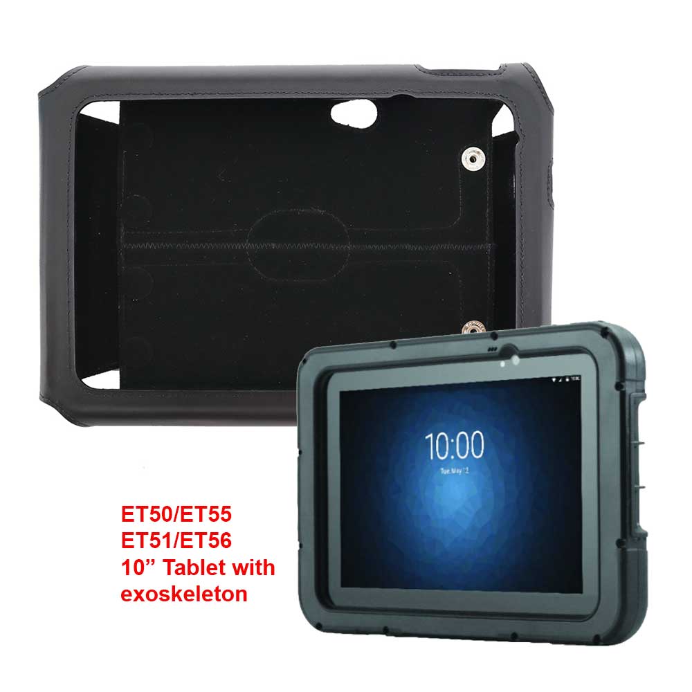 OP Case with Ratcheting Hand Strap for Zebra ET50/ET55 & ET51/ET56 - 10" Tablet with Exoskeleton