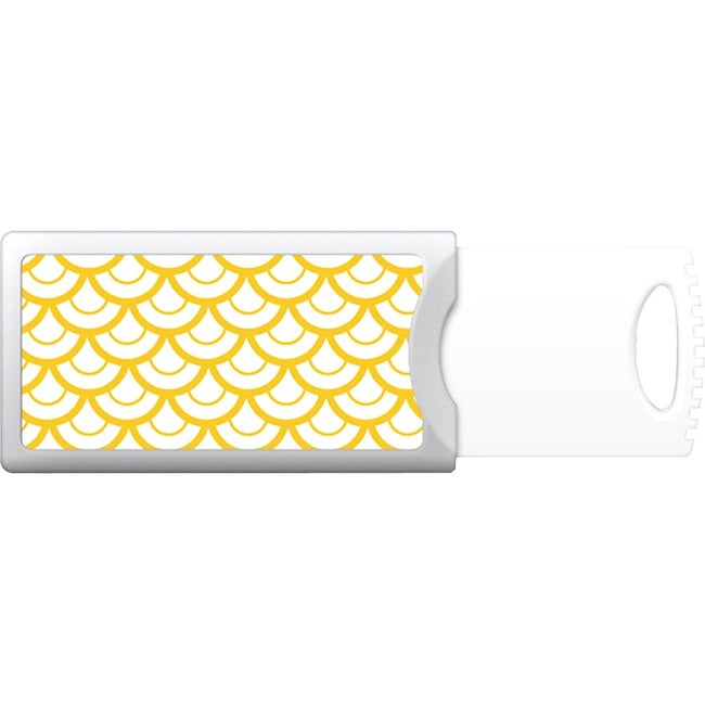 OTM 8GB Push USB Elm Bold Collection, Yellow S1-U2P1LMB03-8G