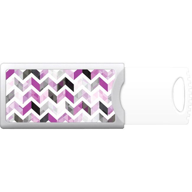 OTM 8GB Push USB Ziggy Collection, Purple S1-U2P1ZGY03-8G