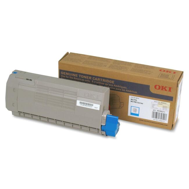 Oki Cyan Toner For Mc770+, Mc770+ Wireless, Mc780+, Mc780F+, Mc780Fx+ - 11.5 Yie