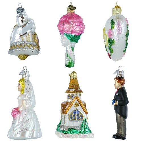 Old World Christmas Wedding Ornament Collection
