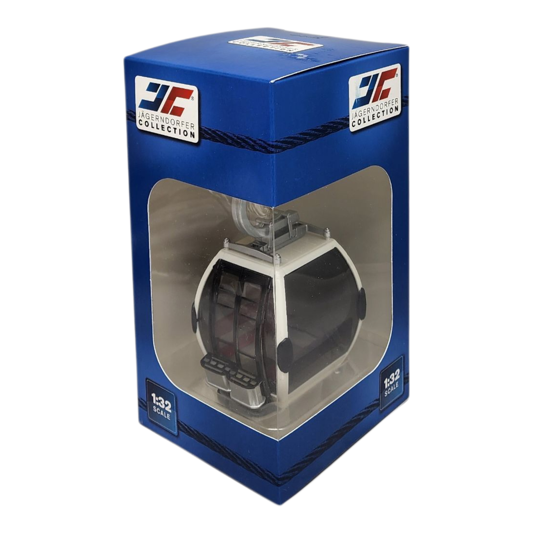 Omega III Ski Lift Cabin - Silver/White - 1:32 Scale