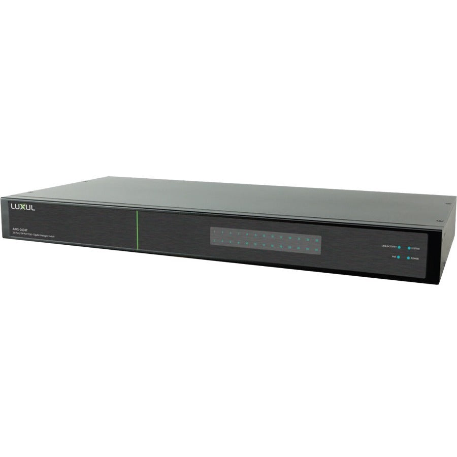 On-Q 26-Port Gigabit Stackable PoE+ L2/L3 Managed Switch - 26 Ports - Manageable - Gigabit
