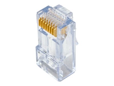 On-Q - Network connector - EZ-RJ45 (M) - CAT 6 - red (pack of 25) AC346025