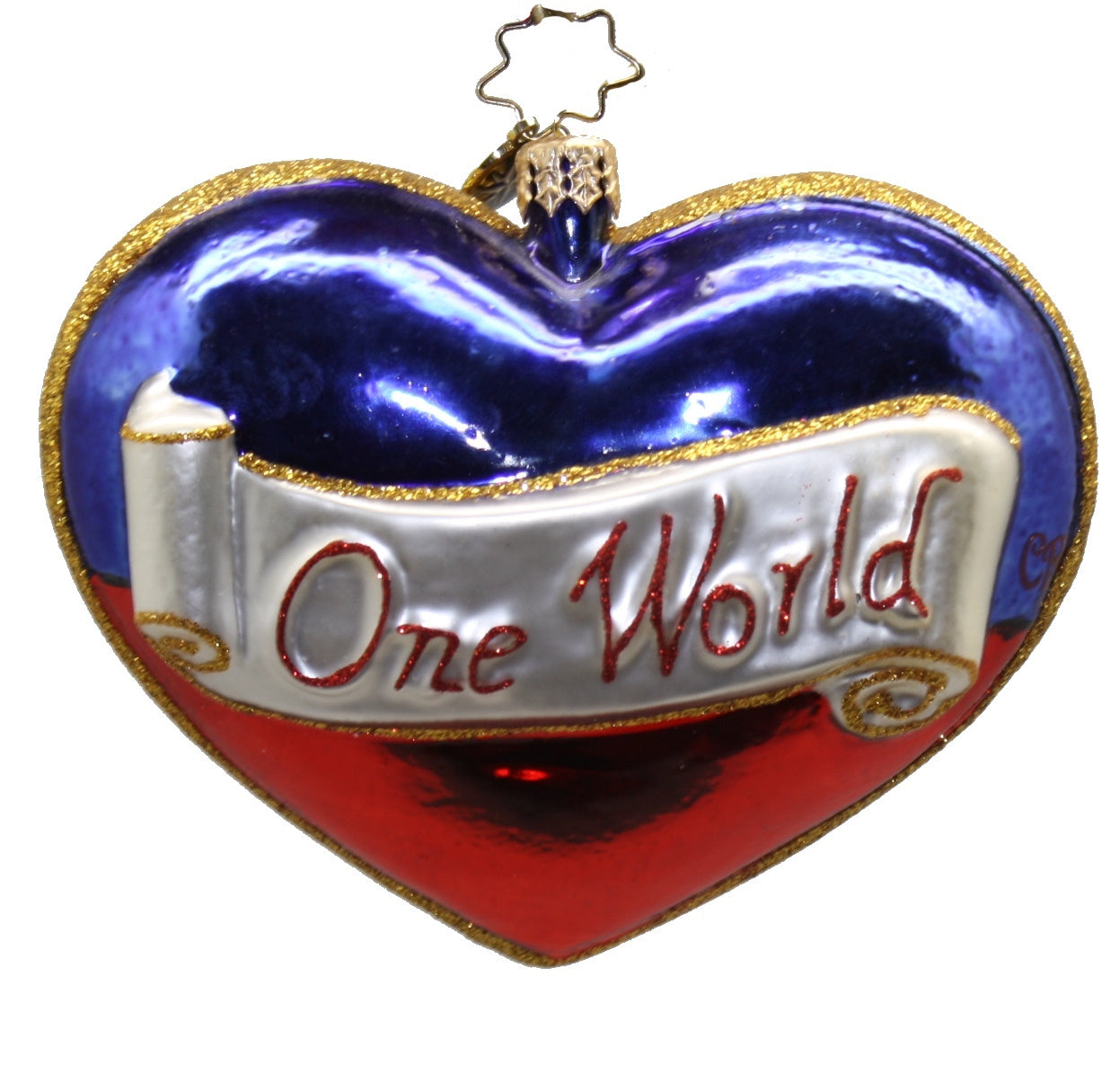 One World Heart Ornament