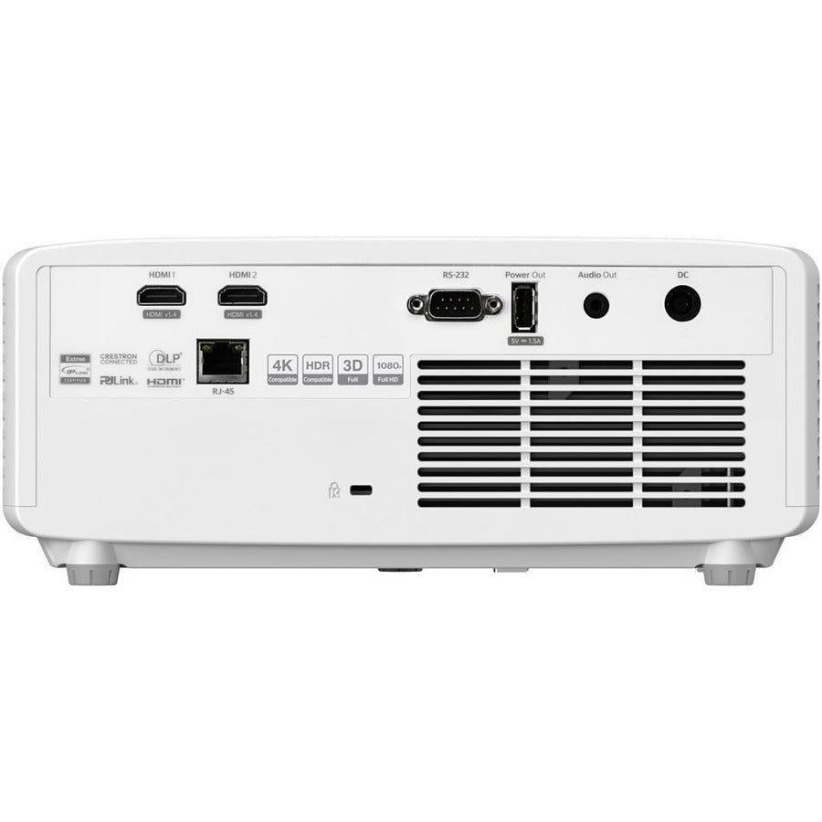 Optoma 3D DLP Projector - 16:9 - White - High Dynamic Range (HDR) - Front - 1080p - 30000