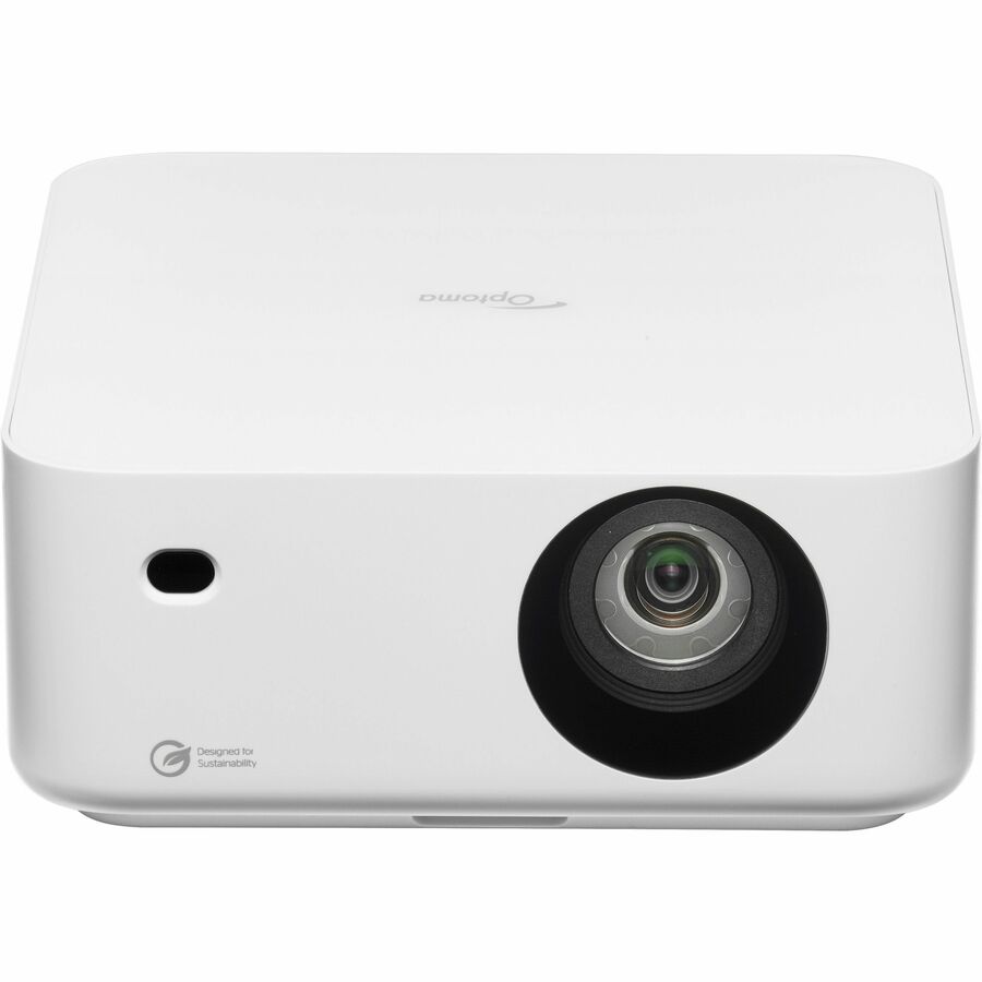 Optoma ML1080 DLP Projector - 16:9 - Portable - White - High Dynamic Range (HDR) - Front