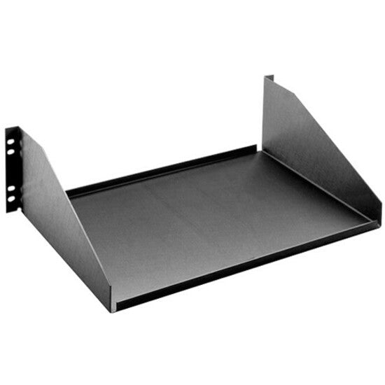 Ortronics Rack Shelf - Black - Aluminum