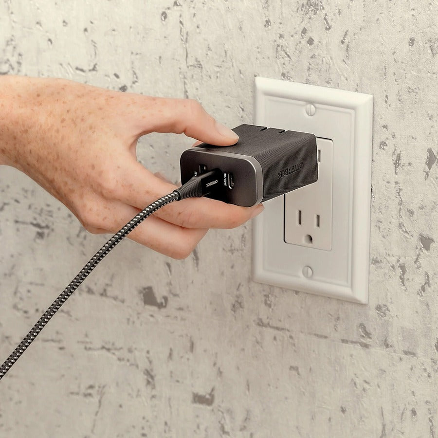 OtterBox USB-C Fast Charge Triple Port Wall Charger Premium Pro, 72W - 72 W - Rugged -