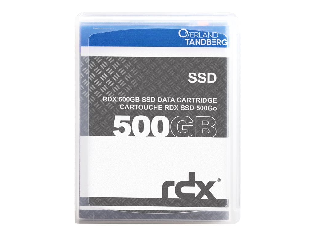 Overland-Tandberg - RDX SSD cartridge - 500 GB - with 3 years Advanced Replacement Service - for Tandberg Data RDX
