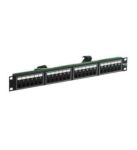 PATCH PANEL 24PT TELCO 6P4C 1RMS ICC-ICMPP024T4