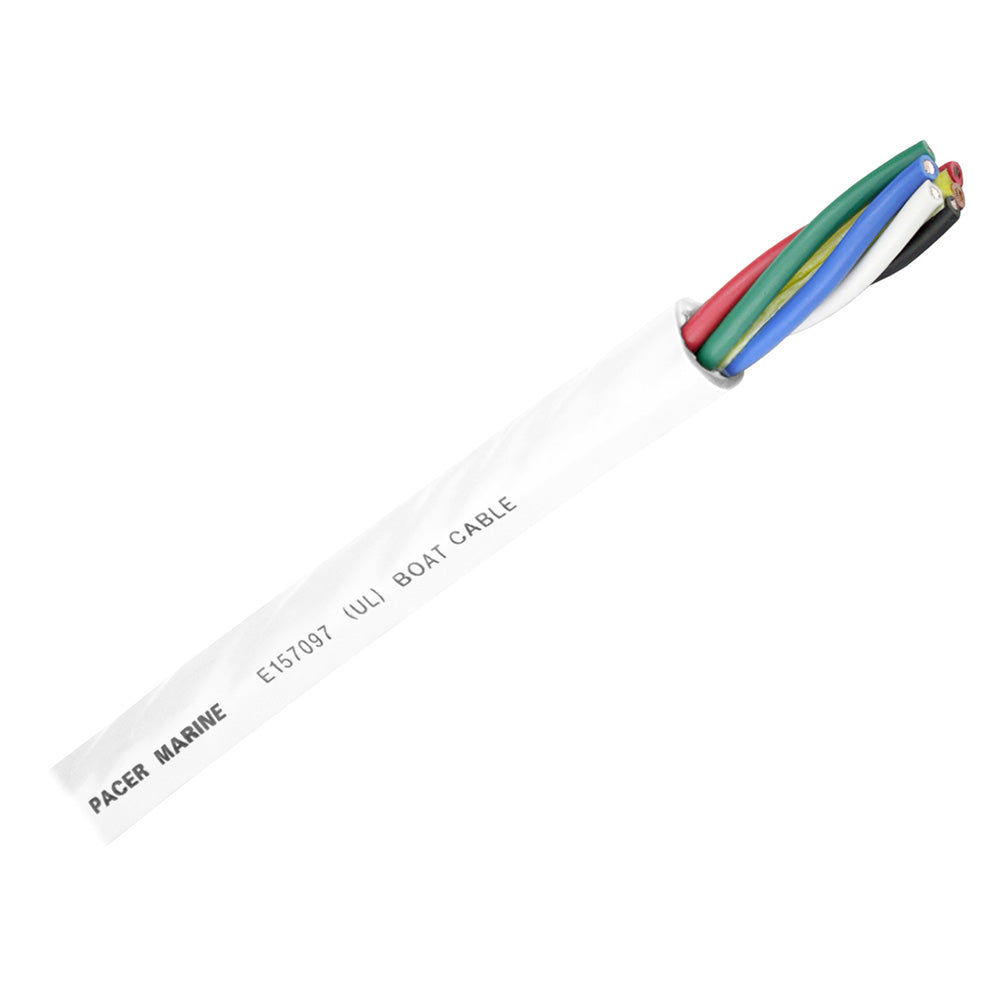 Pacer Round 6 Conductor Cable - By The Foot - 16/6 AWG - Black, Brown, Red, Green, Blue