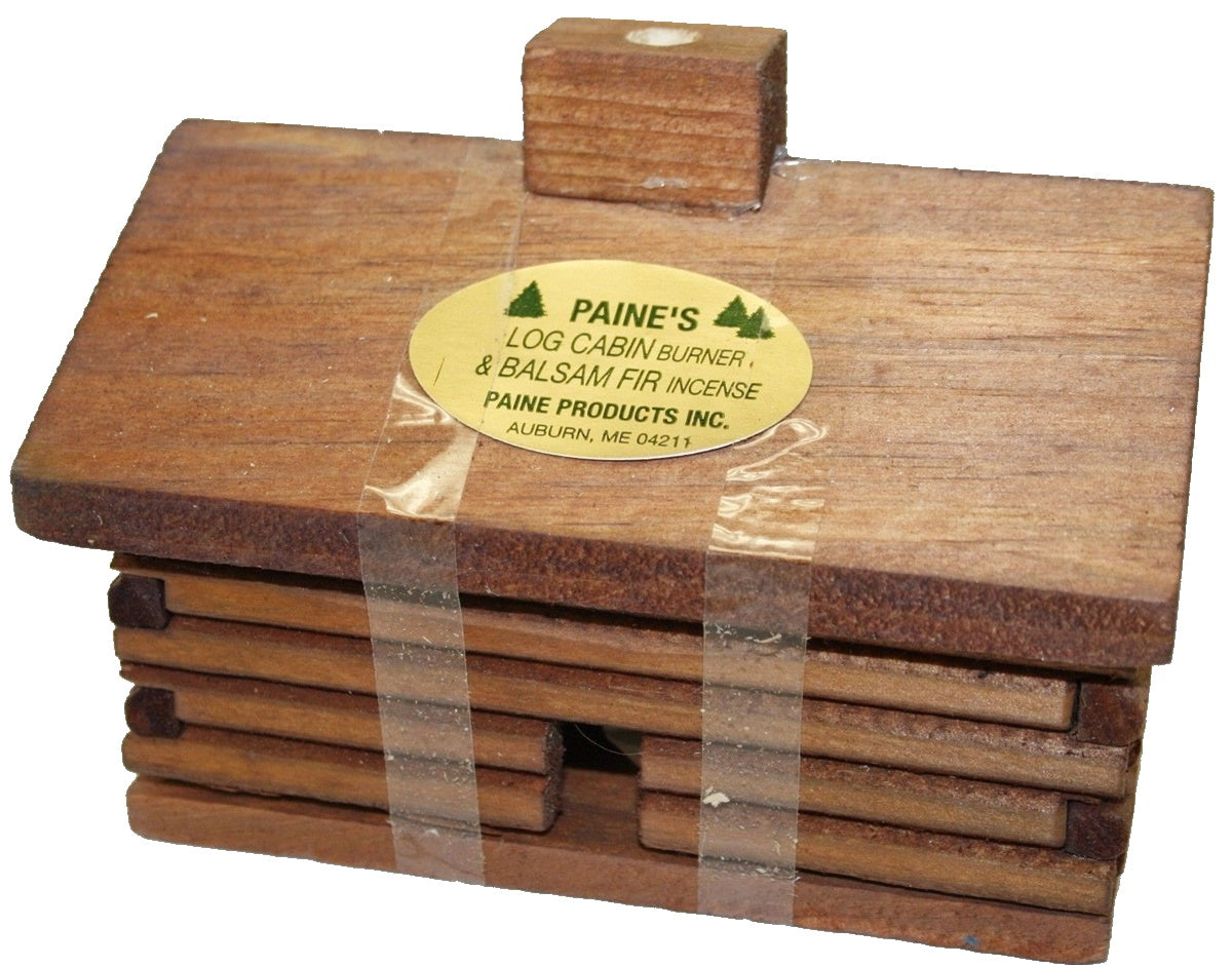 Paine's Cabin Burner With 10 Fir Balsam Incense Logs - Large