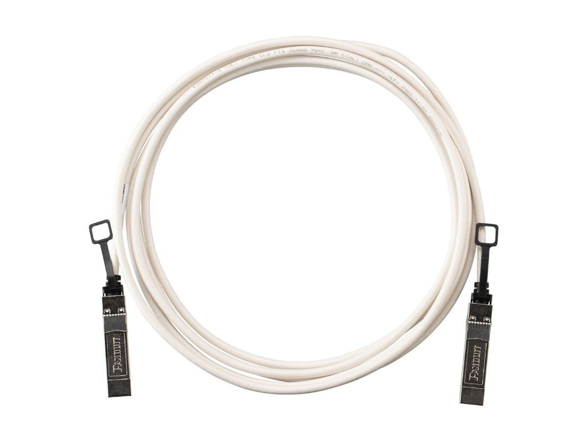 Panduit 10Gig - 10GBase direct attach cable - SFP+ to SFP+ - 11.5 ft - 0.2 in - twinaxial - SFF-8431/SFF-8432/SFF-8472 - passive PSF1PZC3.5MWH
