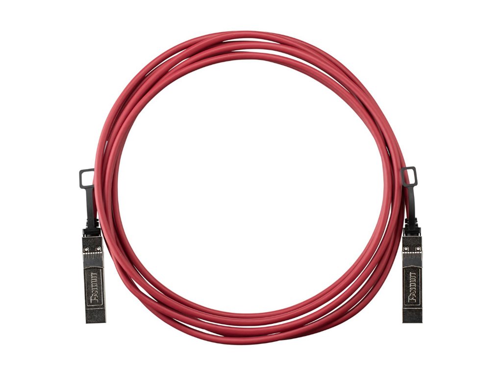 Panduit 10Gig - 10GBase direct attach cable - SFP+ to SFP+ - 13 ft - 0.3 in - twinaxial - SFF-8431/SFF-8432/SFF-8472 - passive PSF1PZC4MRD