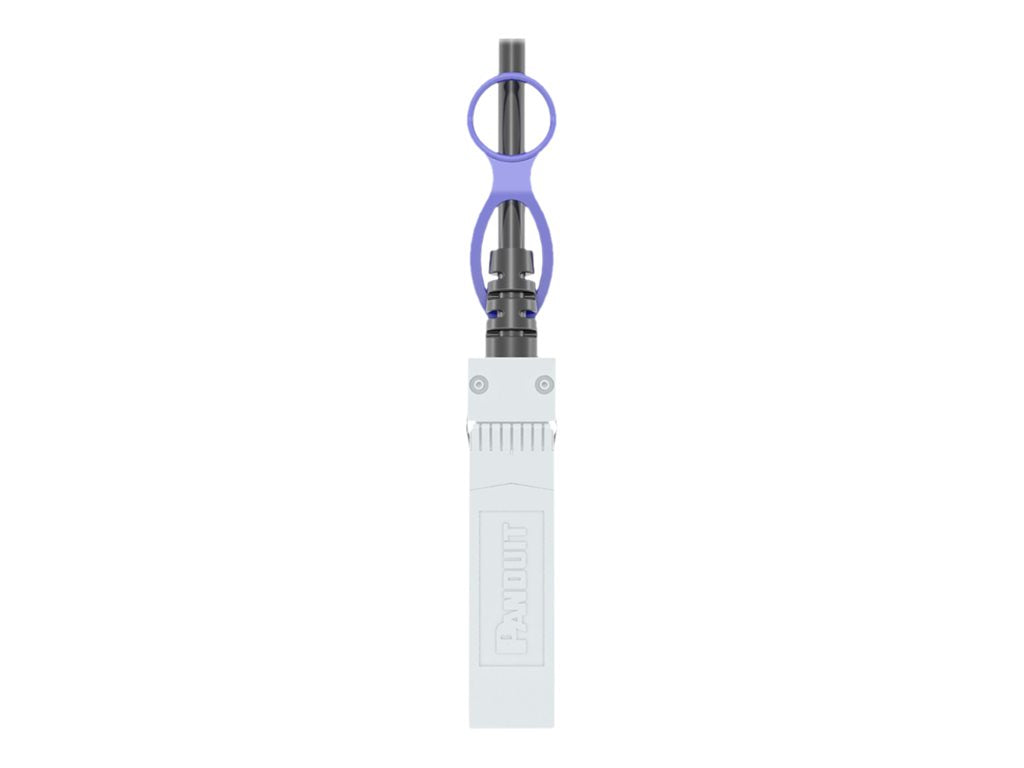 Panduit 10Gig - 10GBase direct attach cable - SFP+ to SFP+ - 8 ft - 0.2 in - twinaxial - SFF-8431/SFF-8432/SFF-8472 - passive PSF1PZA2.5MBL