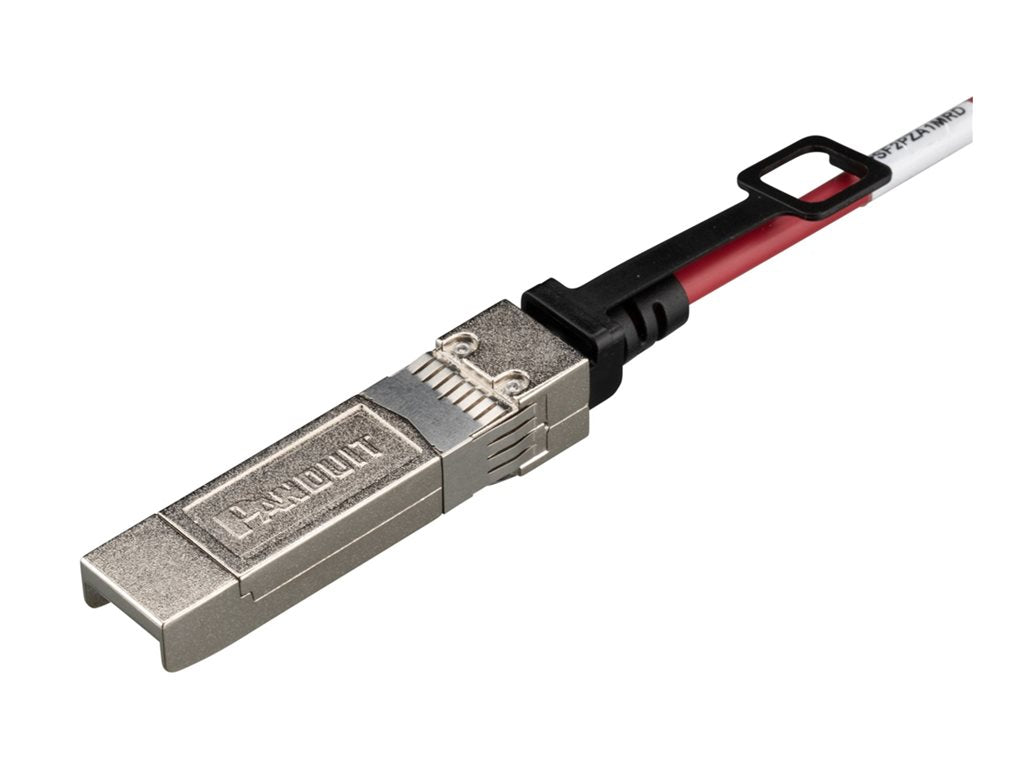 Panduit - 25GBase direct attach cable - SFP28 to SFP28 - 8 ft - twinaxial - passive - red PSF2PZA2.5MRD