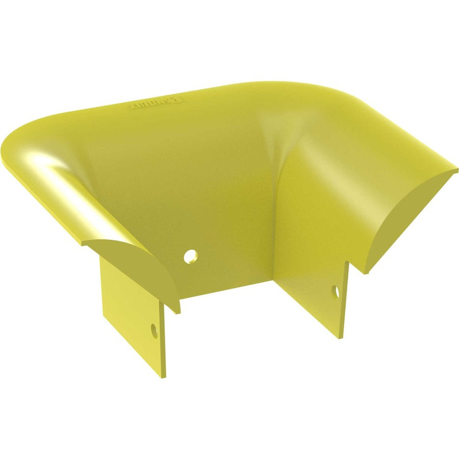 Panduit 3-Sided Vertical Tee Trumpet Spillout, Yellow