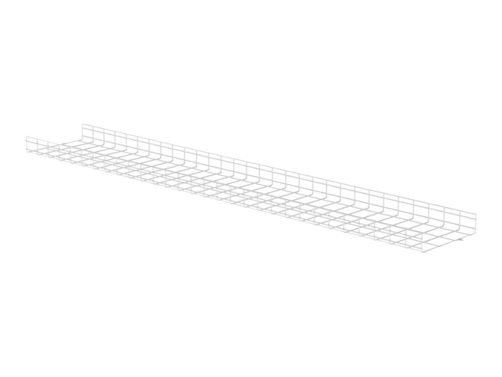 Panduit - Cable basket - 4 height x 18" width - white" PWB4X18WH