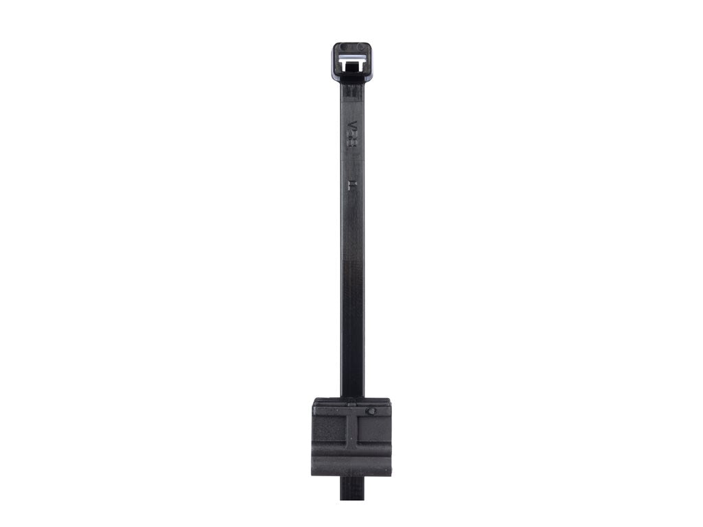 Panduit - Cable tie - with edge clip - outdoor - 62 ft - black CMSA24-2S-C300
