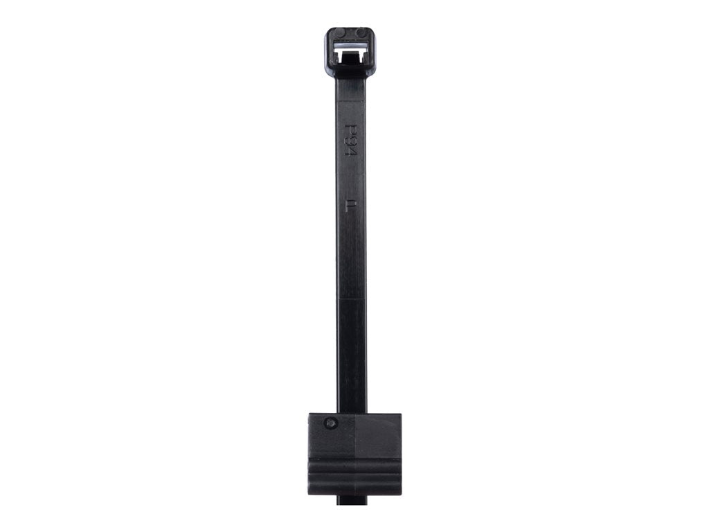 Panduit - Cable tie - with edge clip - outdoor - 7.4 in - black CMSA12-2S-D300